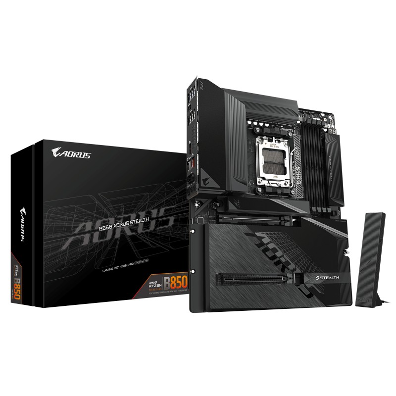 AORUS B850 STEALTH ICE ATX LGA1851 sokkel AMD B850
